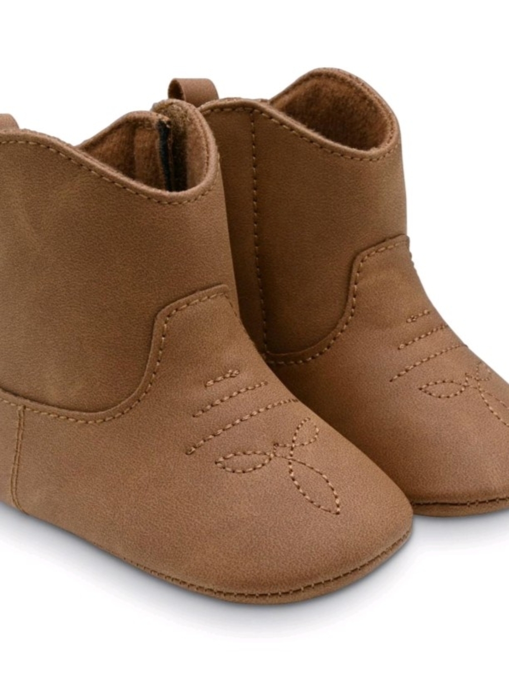 Carter's Baby Brown Faux Suede Western Booties